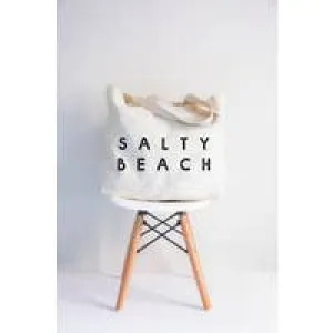 Salty Beach XL Tote Bag