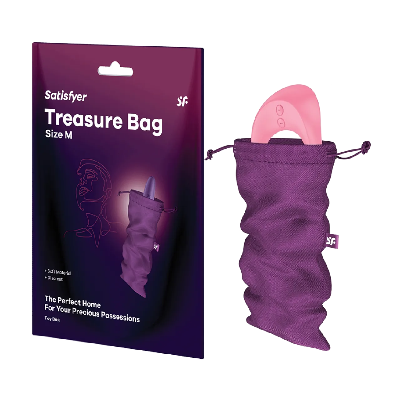 Satisfyer Treasure Bag M- Violet