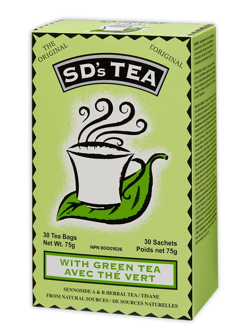 SD's Tea with Green Tea 30 Bags