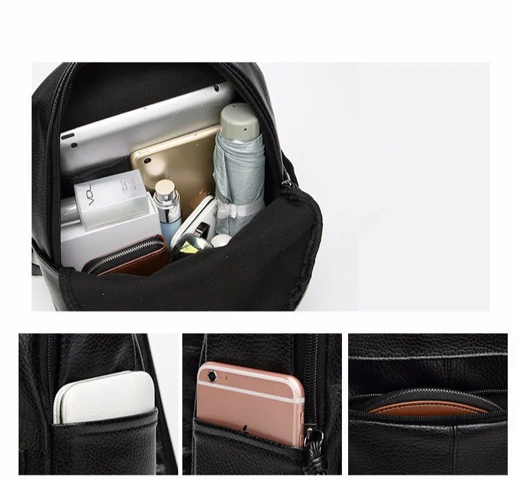 Sha Vegan Leather Backpack