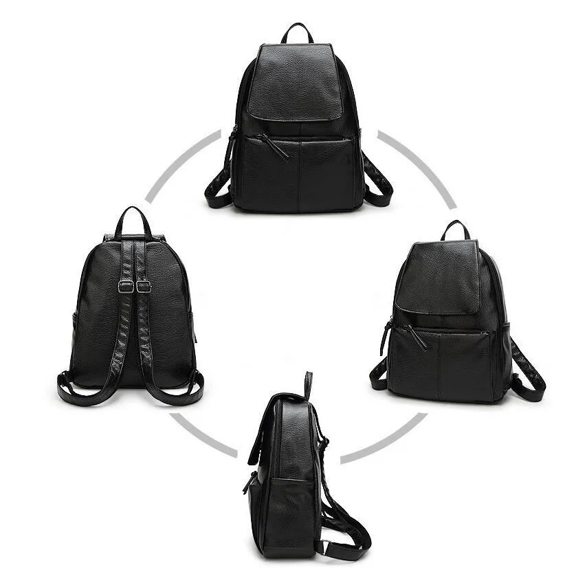 Sha Vegan Leather Backpack