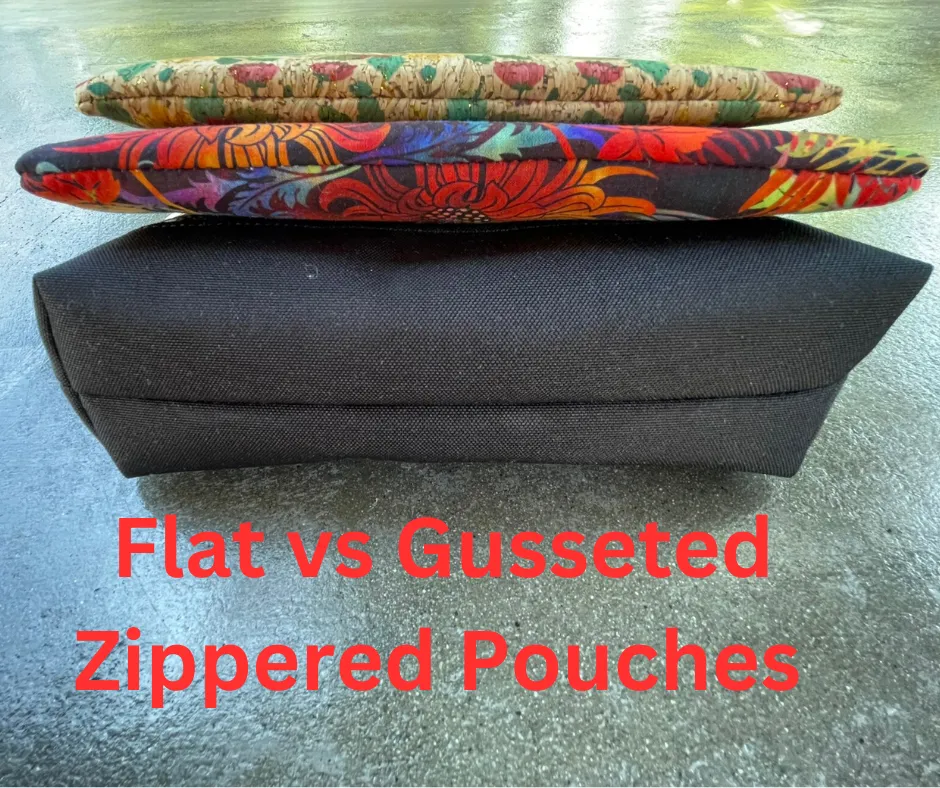 Side Kick Gusseted Zippered Pouch Halcyon Night Fabric