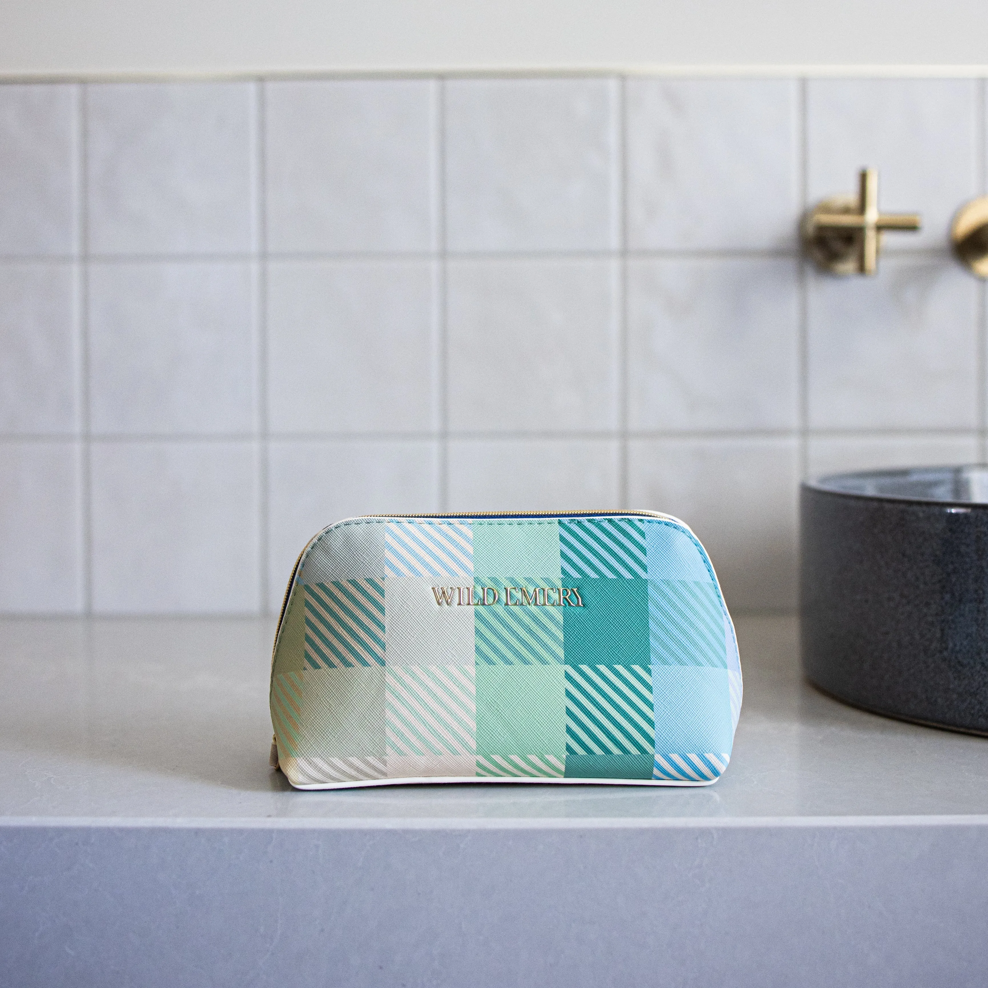 Small Blue Toiletry Bag
