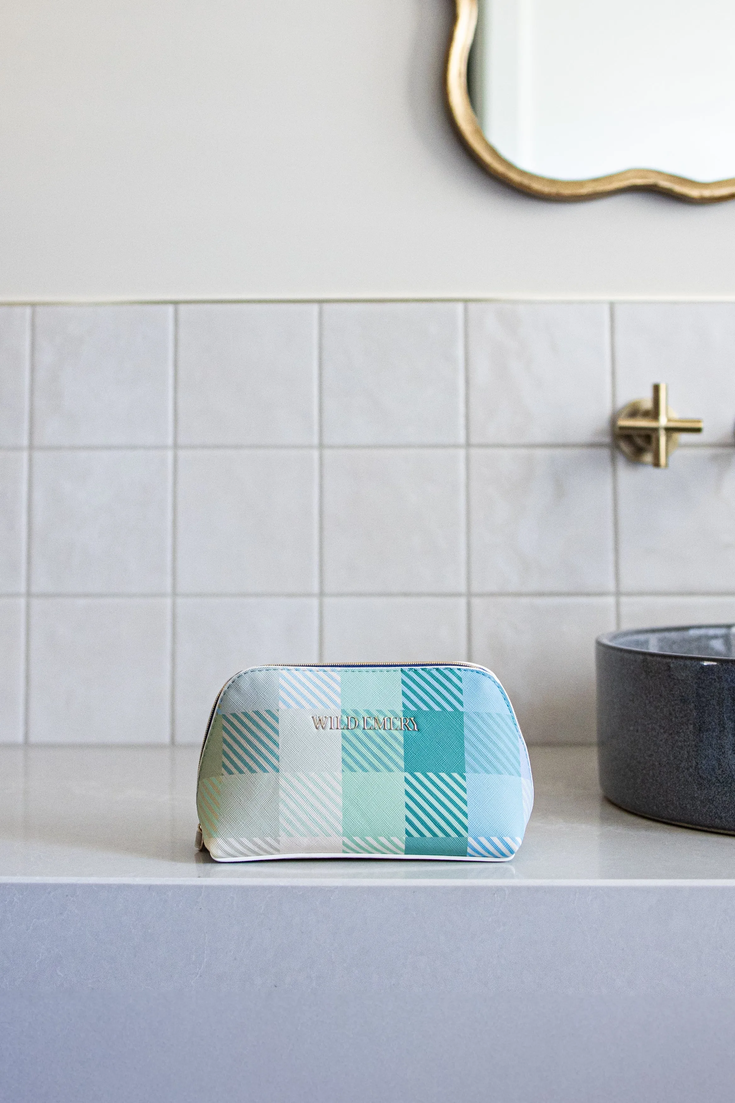 Small Blue Toiletry Bag