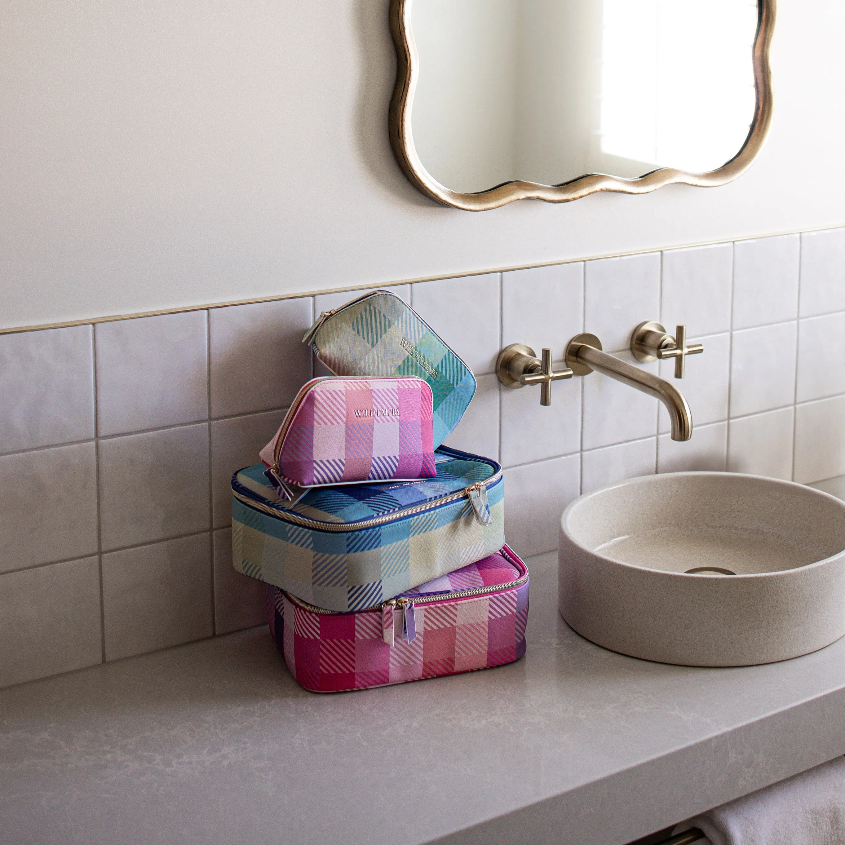 Small Blue Toiletry Bag