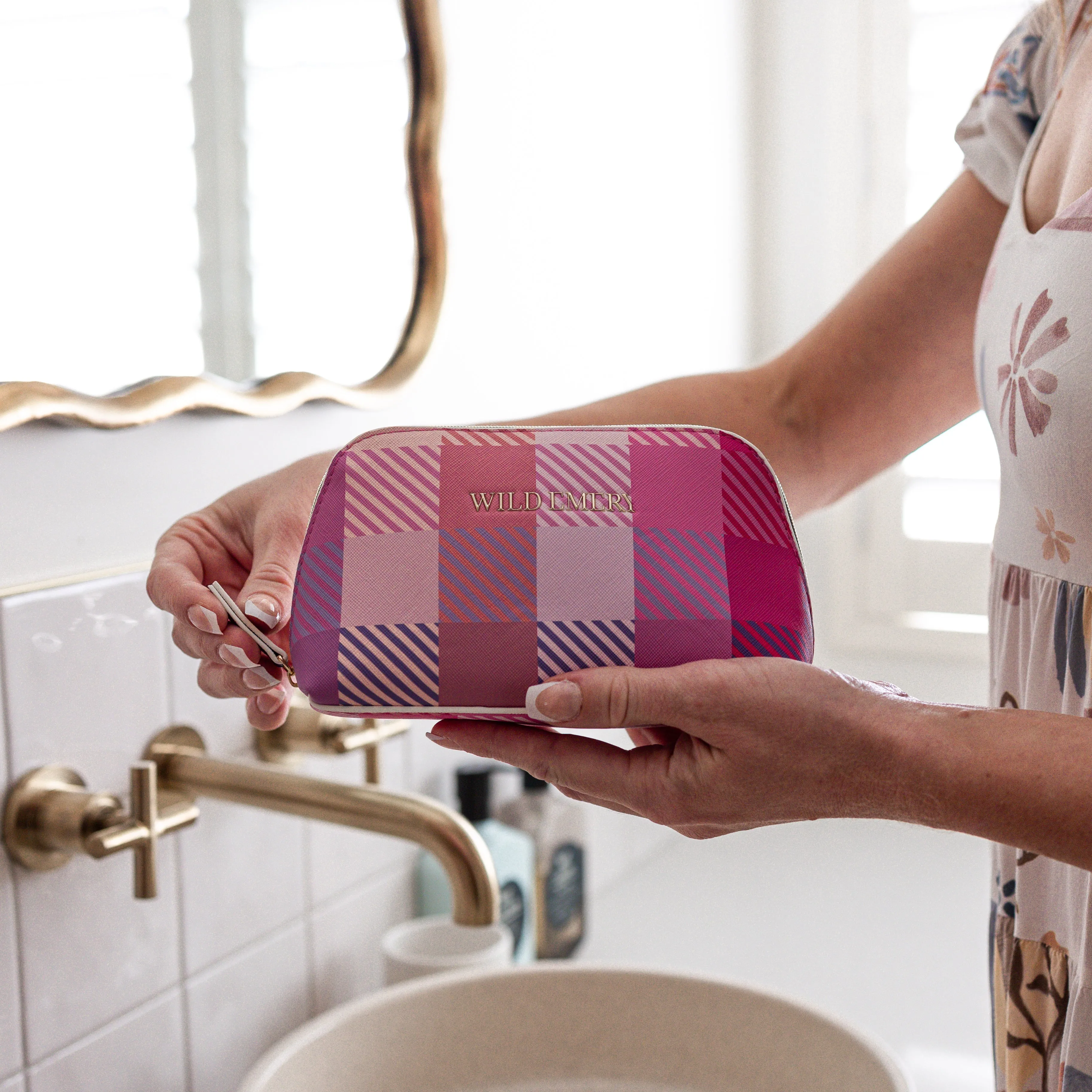 Small Pink Toiletry Bag