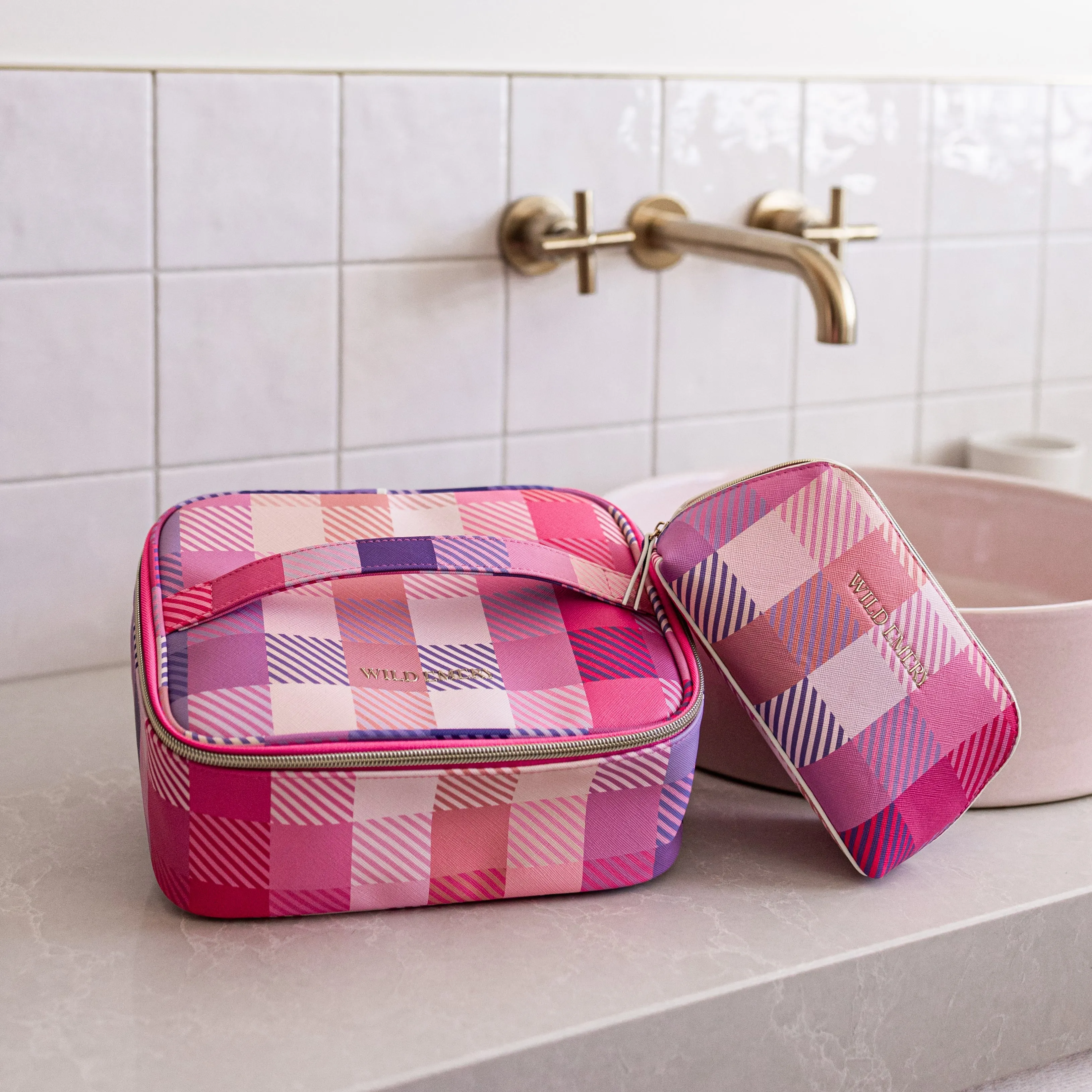 Small Pink Toiletry Bag