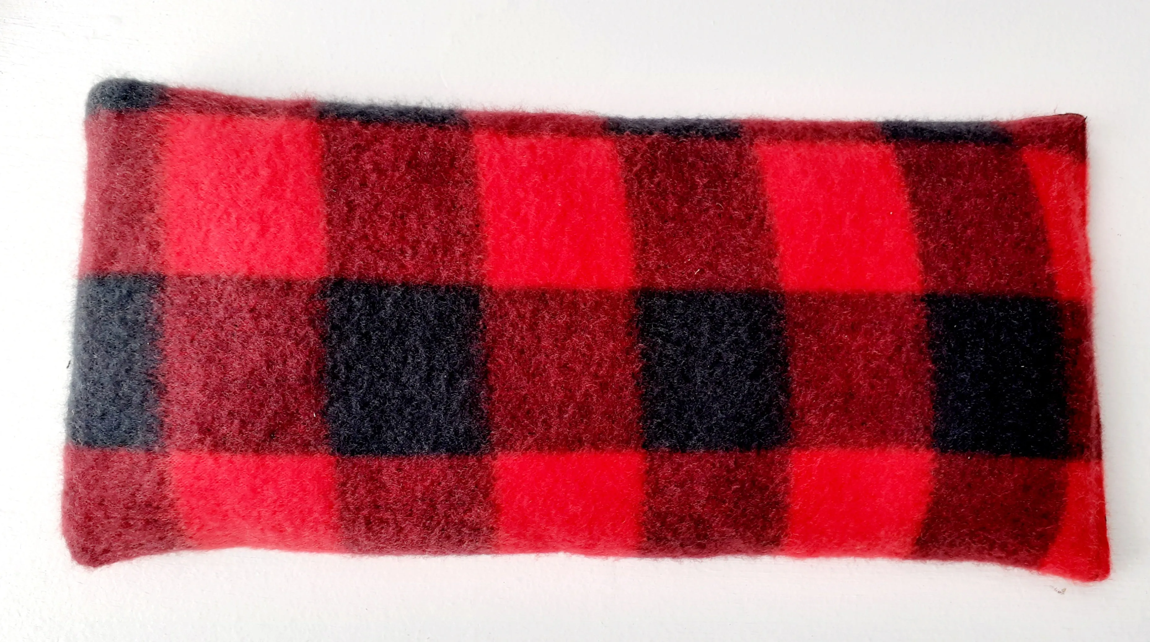 Small Wheat Bag 'RED WOODCUTTER FLEECE '