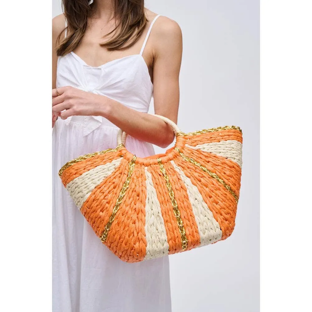 Solar Breeze Straw Beach Tote