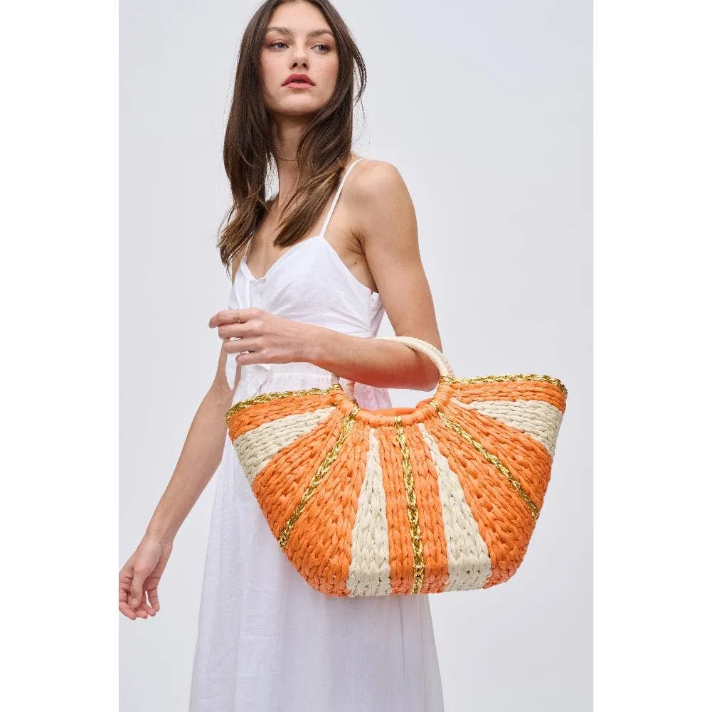 Solar Breeze Straw Beach Tote