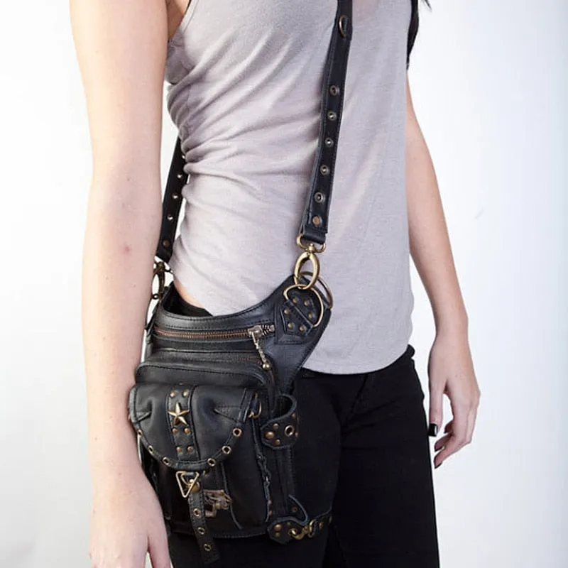 Steampunk Waist Leg Bags Women Men