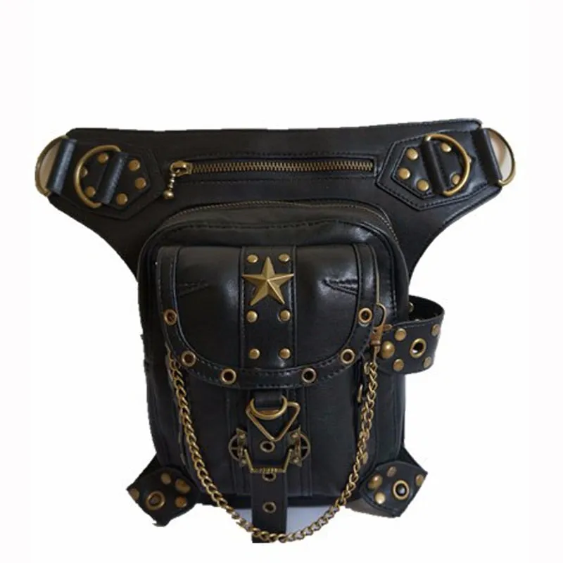 Steampunk Waist Leg Bags Women Men