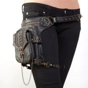 Steampunk Waist Leg Bags Women Men