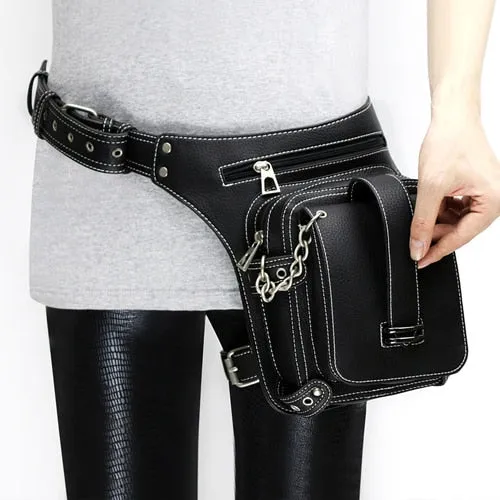 Steampunk Waist Leg Bags Women Men