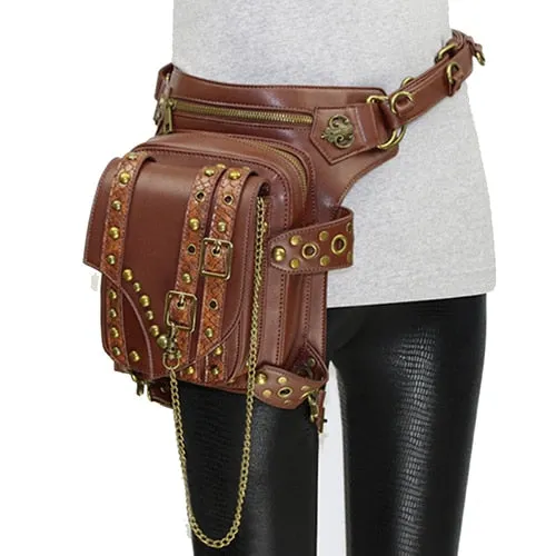 Steampunk Waist Leg Bags Women Men