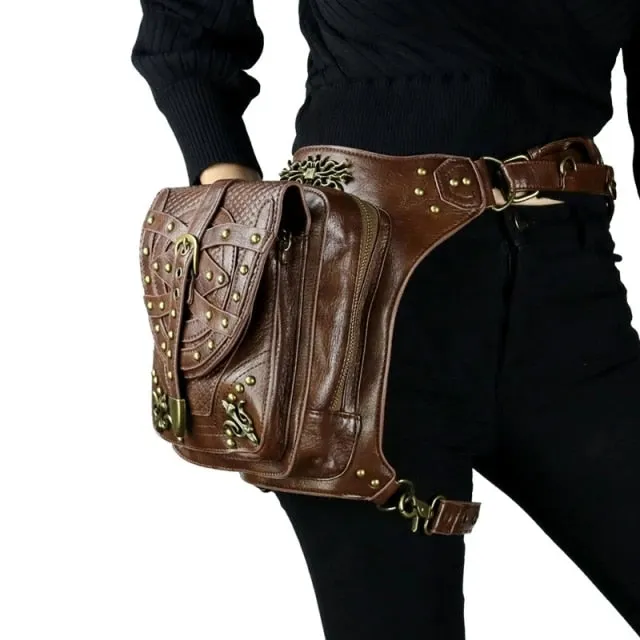 Steampunk Waist Leg Bags Women Men