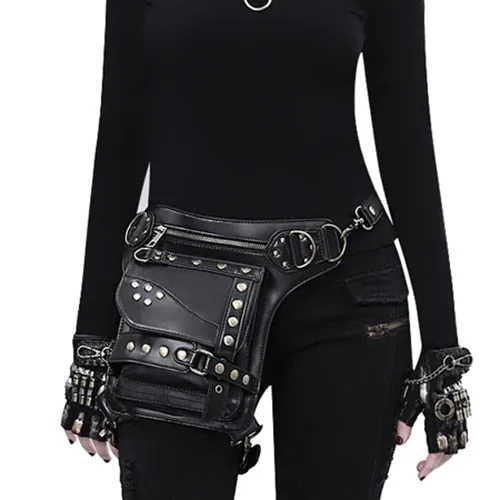 Steampunk Waist Leg Bags Women Men
