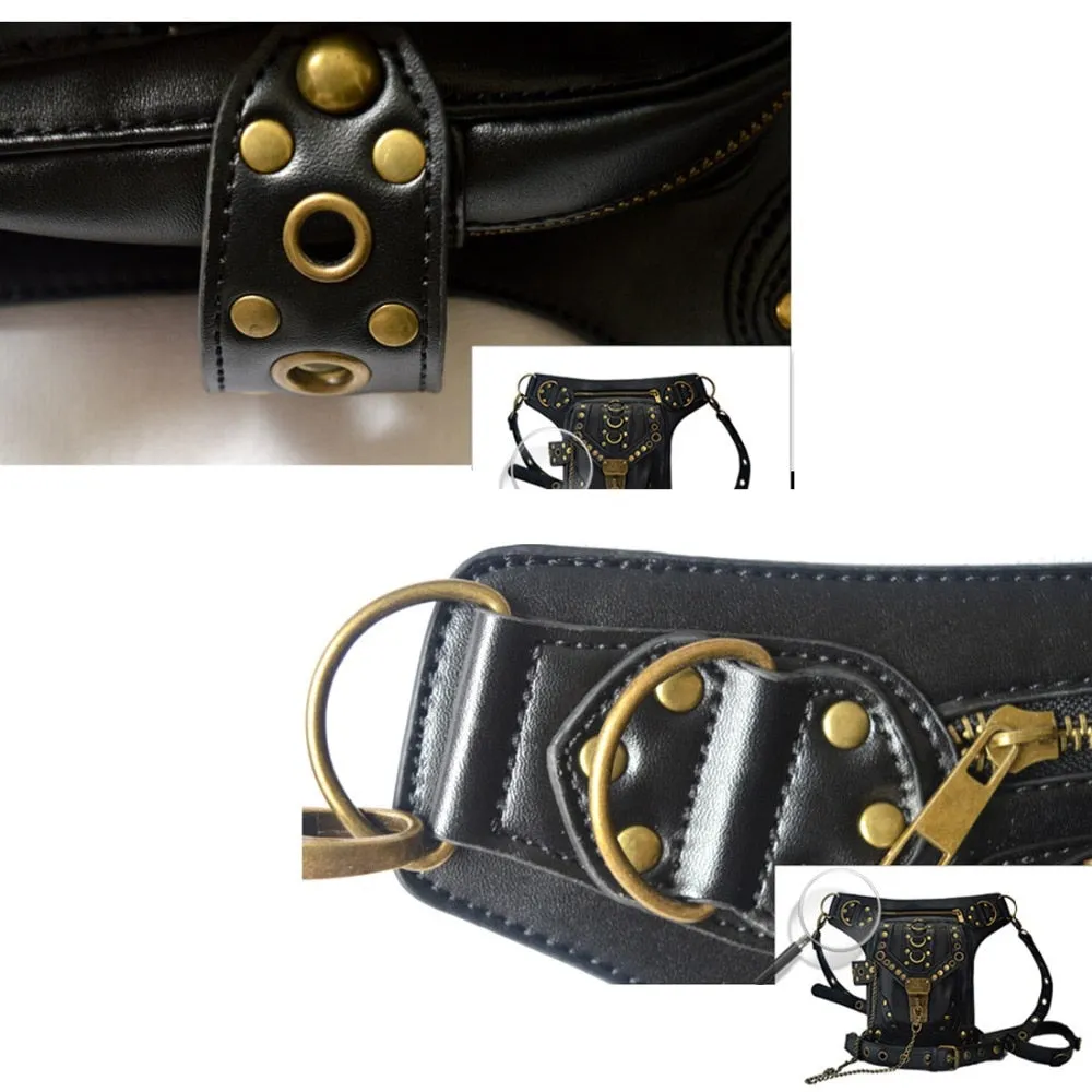 Steampunk Waist Leg Bags Women Men