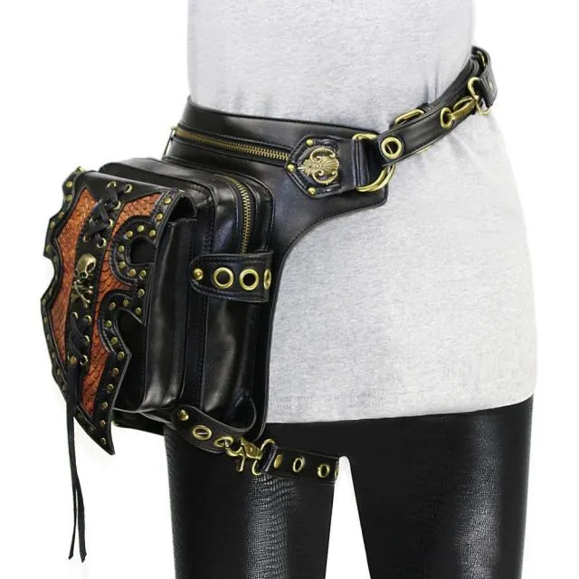Steampunk Waist Leg Bags Women Men