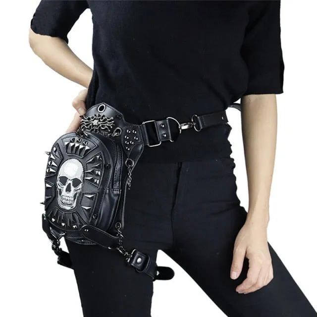 Steampunk Waist Leg Bags Women Men