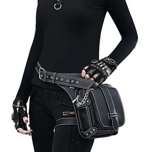 Steampunk Waist Leg Bags Women Men