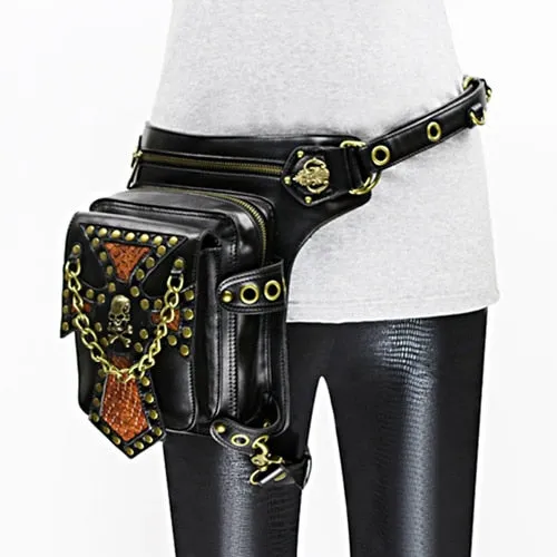 Steampunk Waist Leg Bags Women Men