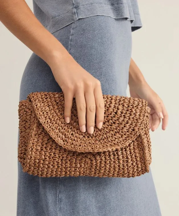 Straw Crossbody