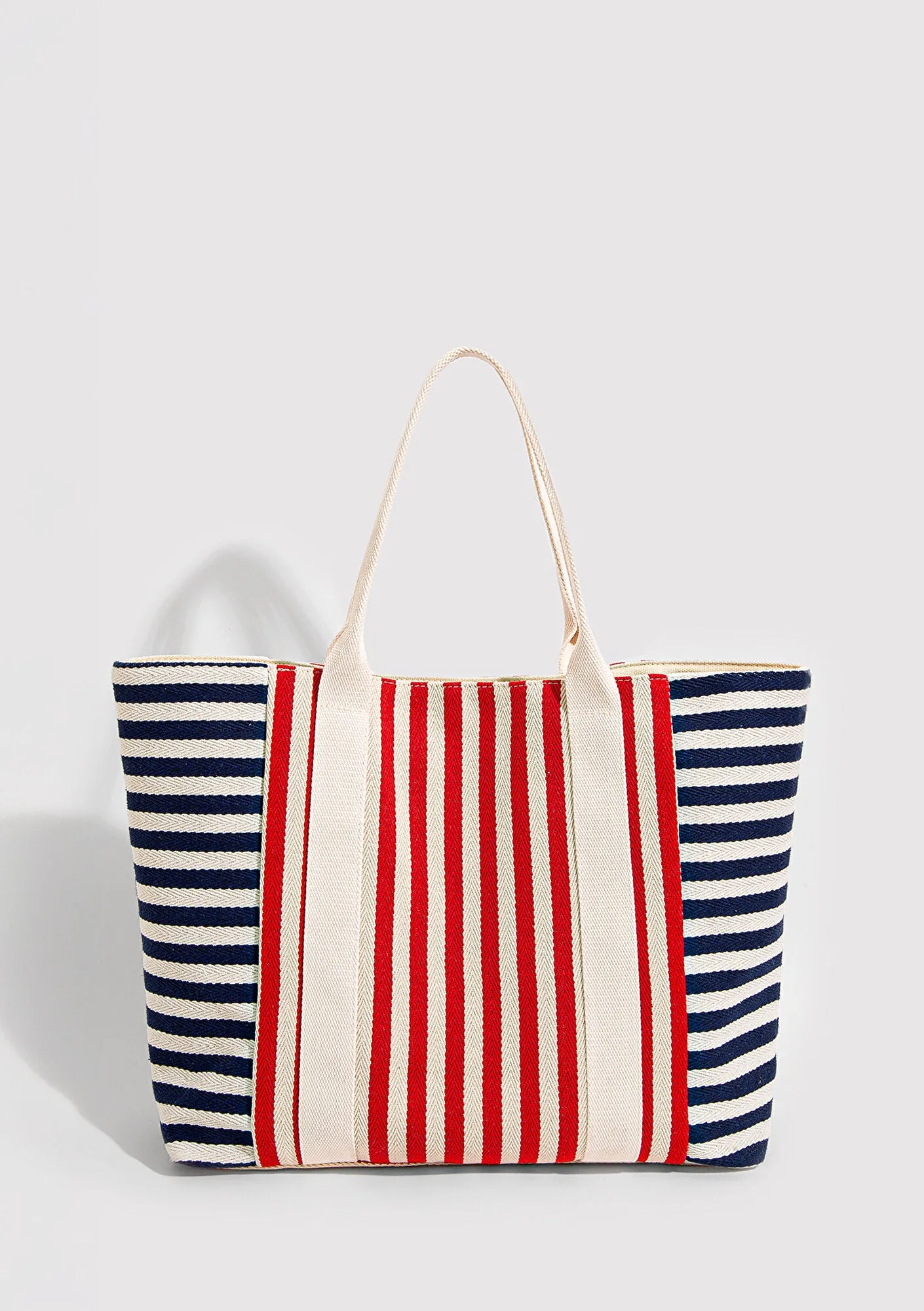 Striped beach Bag