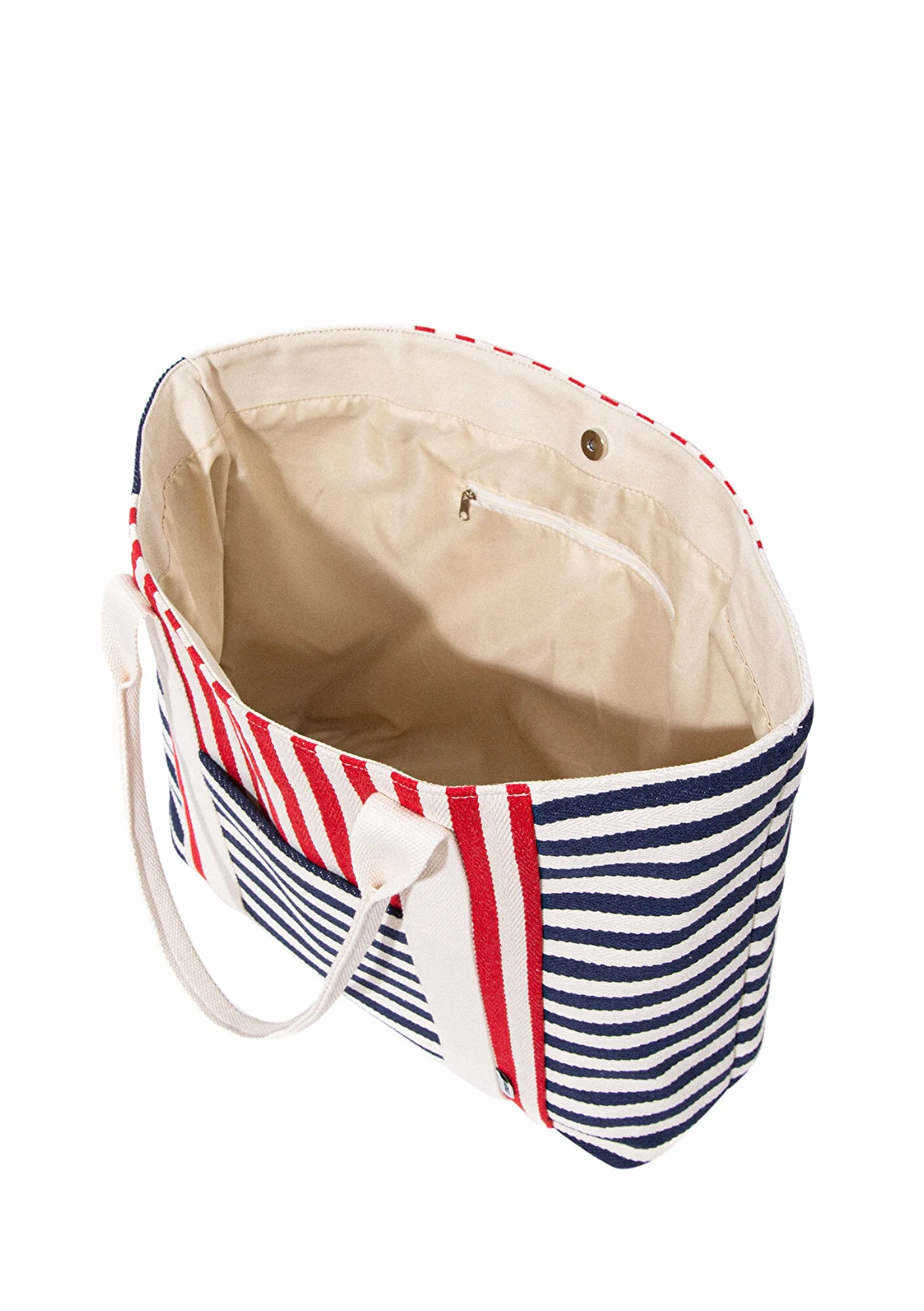 Striped beach Bag