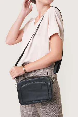 Structured Zip Sling Bag