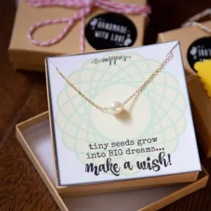 Student Gift to Teacher, Necklace for Teacher, Pearl Necklace, Teacher Appreciation Gift, Necklace for Teacher, Teacher Jewelry Gift