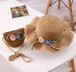 Summer Girls Hats and Shoulders Sets
