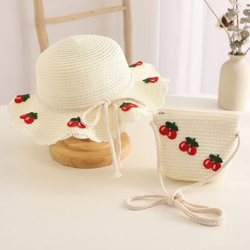Summer Girls Hats and Shoulders Sets