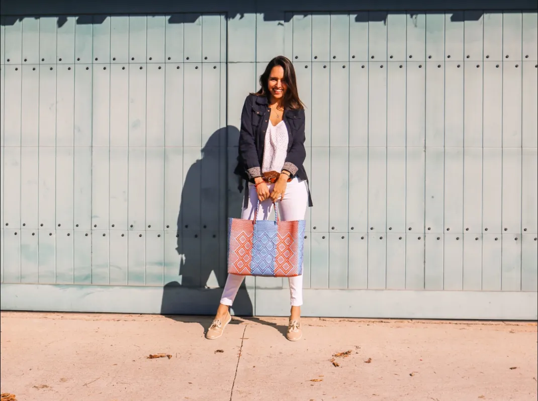 Sunset Woven | Super Tote