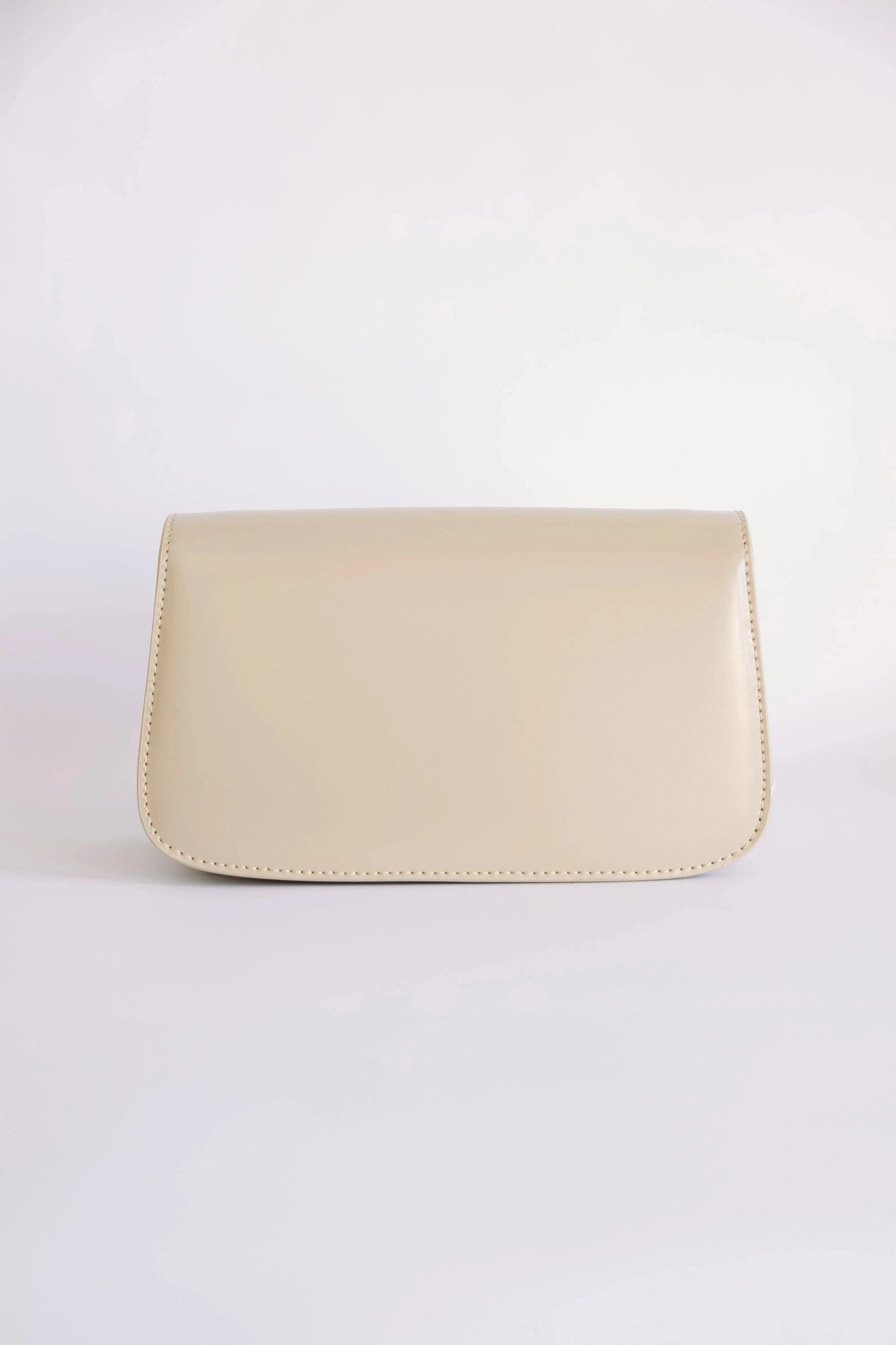 T-Bar Leather Clutch