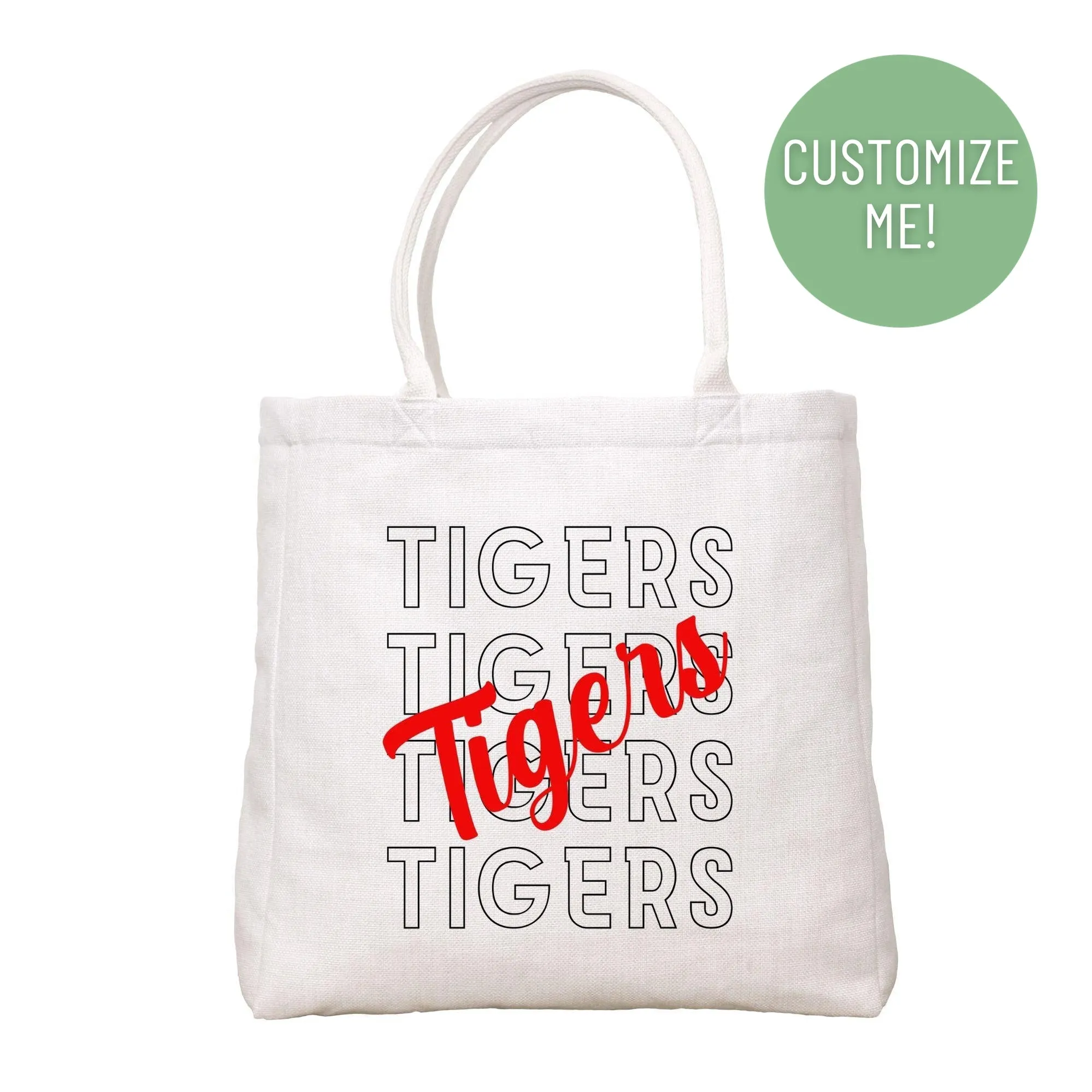 Team Name Tote Bag