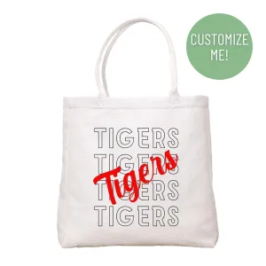 Team Name Tote Bag