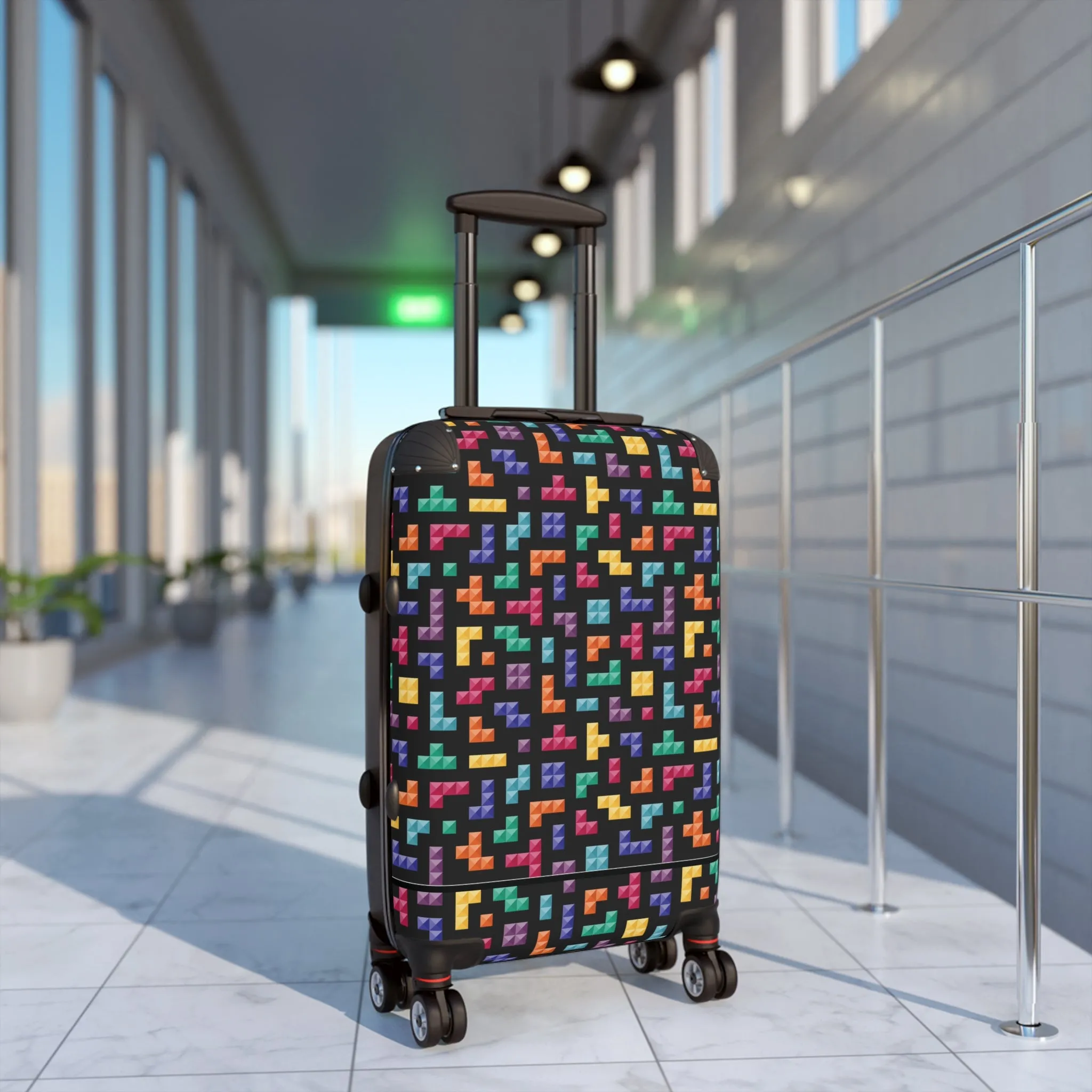 Tetris Inspired Suitcase