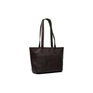 The Chesterfield Leather Shopper Brown Monza