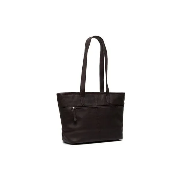 The Chesterfield Leather Shopper Brown Monza