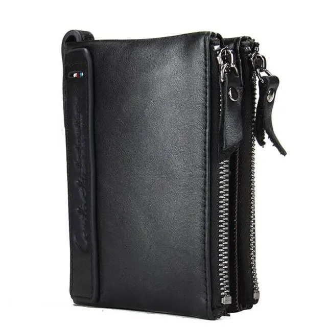 The Genuine Crazy Horse Cowhide Leather Men
