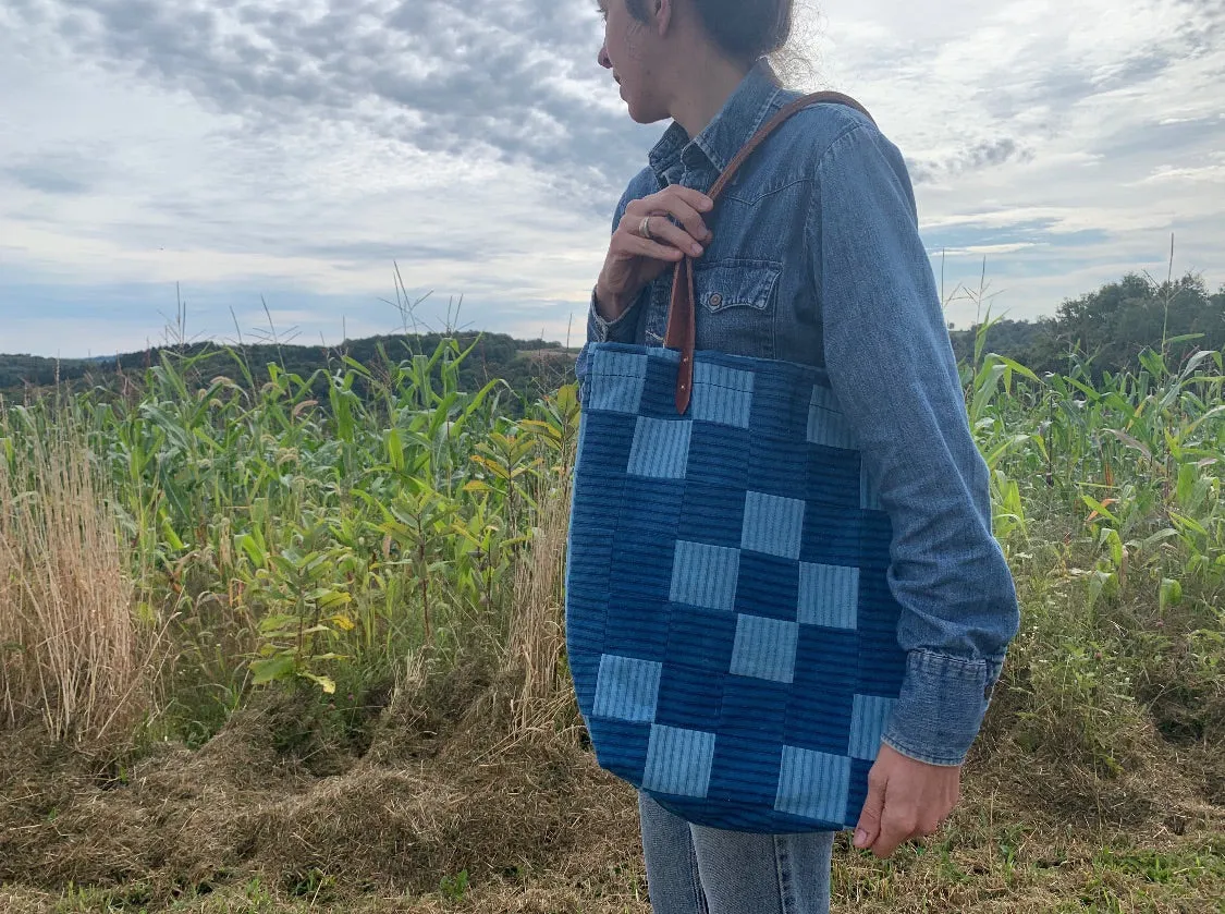 The Highlands Foundry X Salt   Still Reverse Quilt Tote
