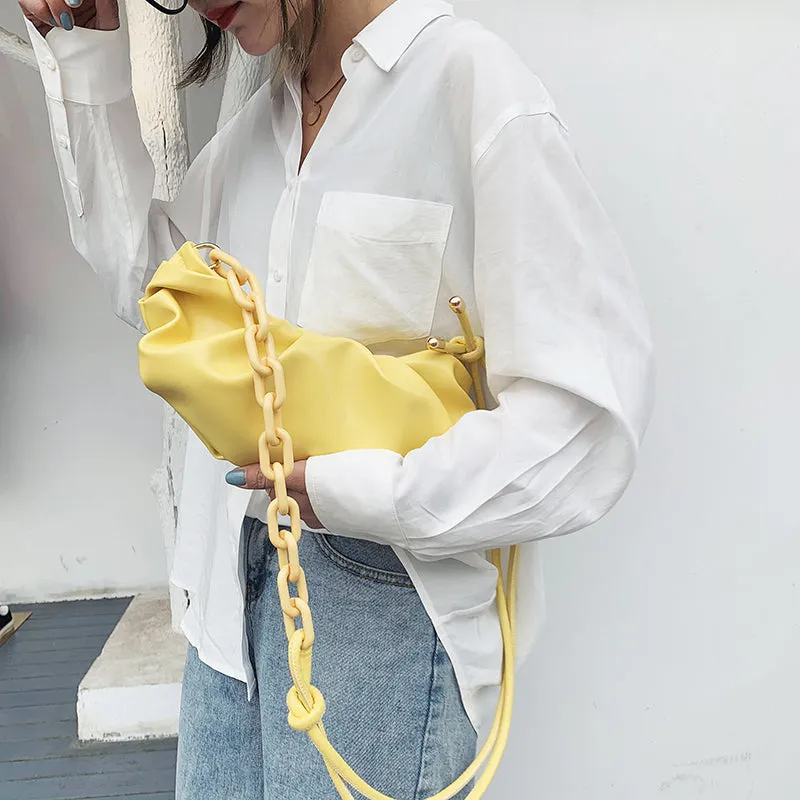 Thick Chain Shoulder Messenger Handbags Summer New Luxury Cross Body Bag