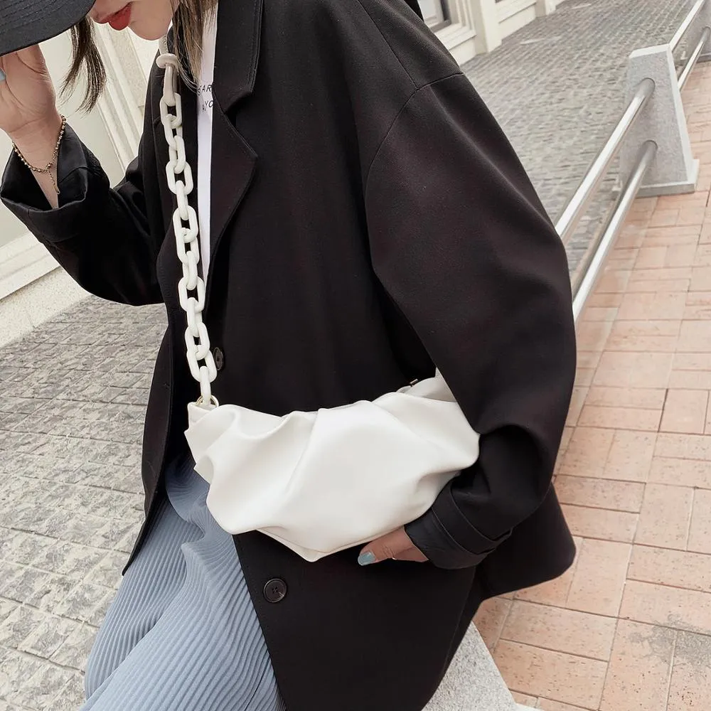 Thick Chain Shoulder Messenger Handbags Summer New Luxury Cross Body Bag