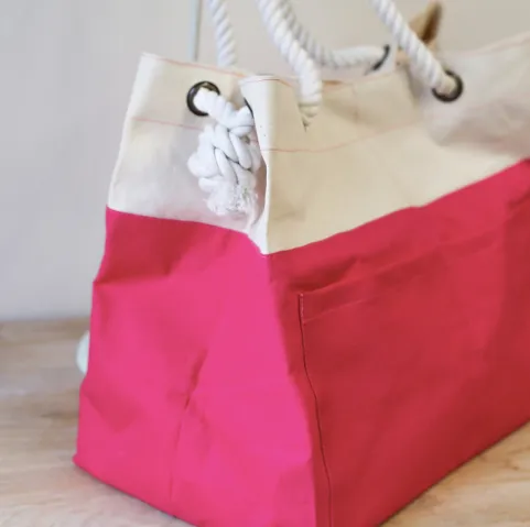 Tickled Pink Beach Bag Tote