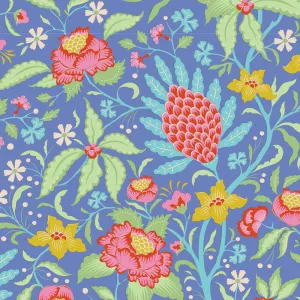 Tilda Bloomsville Fabric | Flowertangle | Blue
