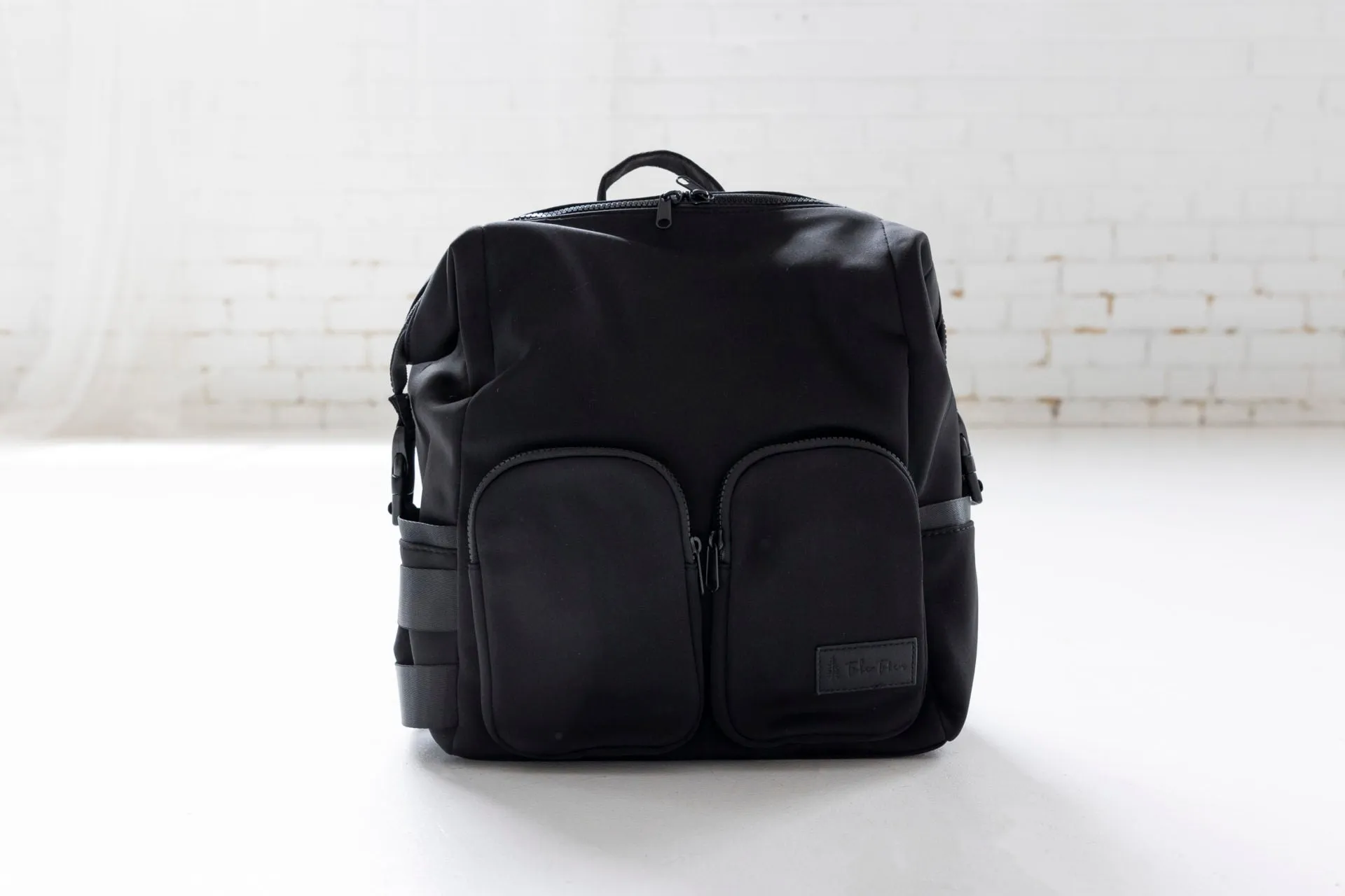 Timber Tinkers - Personalised Neoprene Nappy Bag | Black