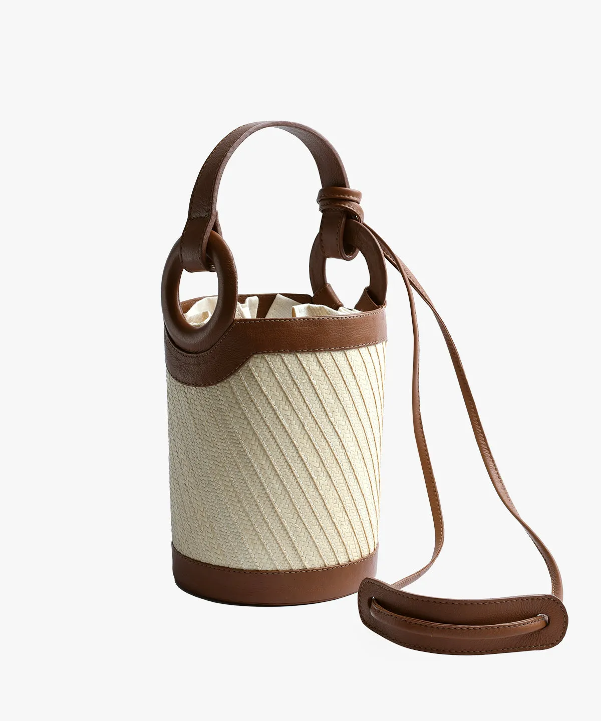 Tolú in Raffia and Leather