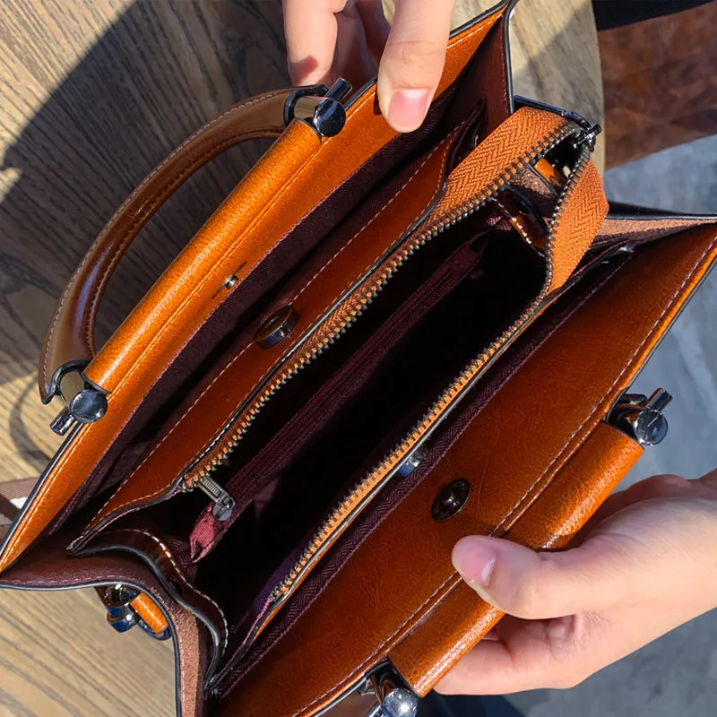 Top Grain Leather Shoulder Bag Leather Handbag Handmade Leather Bag For Women Stylish Crossbody Bags Gift For Her