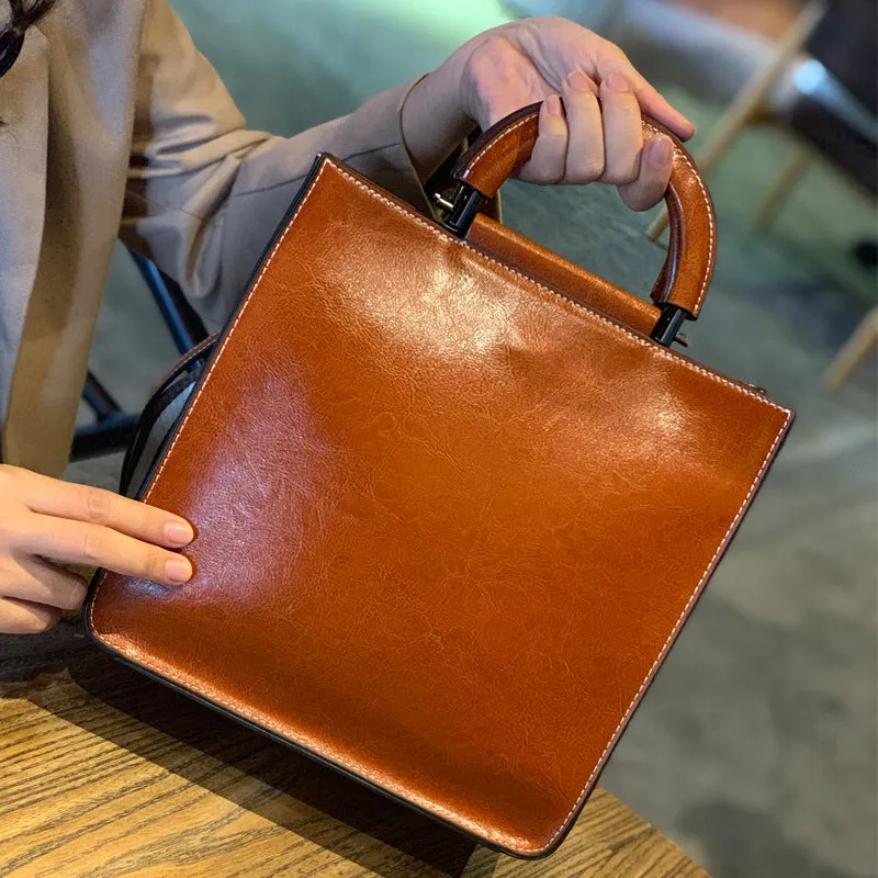 Top Grain Leather Shoulder Bag Leather Handbag Handmade Leather Bag For Women Stylish Crossbody Bags Gift For Her